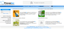 Tablet Screenshot of fincastec.com